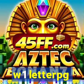 w1 letterpg